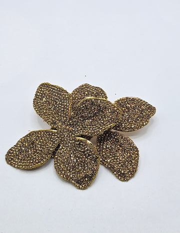 Orecchini Flower Strass